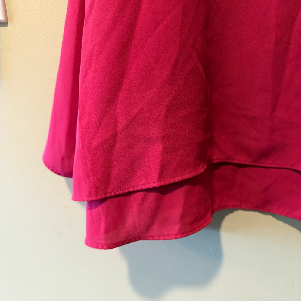 Reitmans Raspberry Red Layered Cami Tank Top - Picture 6 of 12